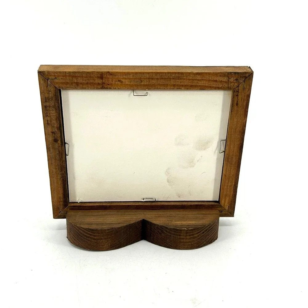 In My Fathers House Friendship Quote Wood Framed Art Gift with Heart Stand 2000